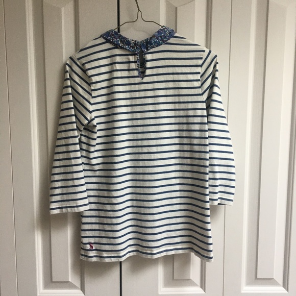 Joules 3/4 Sleeve Collared Light Sweater Shirt - Picture 2 of 4